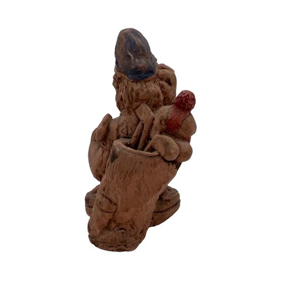 Santa Golfer Figurine Clay Figure 4.5" Les Girls Gifts Collectible Souvenir - Picture 3 of 6
